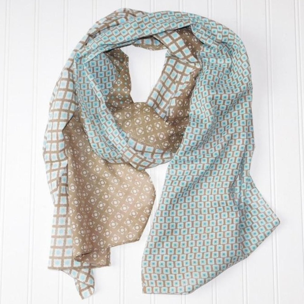 Chloe Geo Floral Scarf